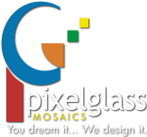 Mosaic tiles texture for bathroom Pixel Mosaic Glass Tiles Manufacturers India